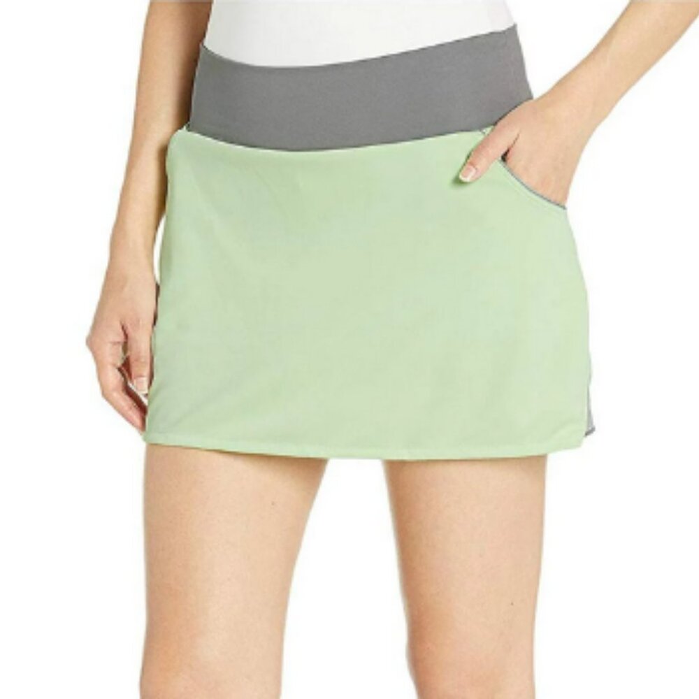 ADIDAS Women's Tennis Club Skirt NWT Glow Green Size L